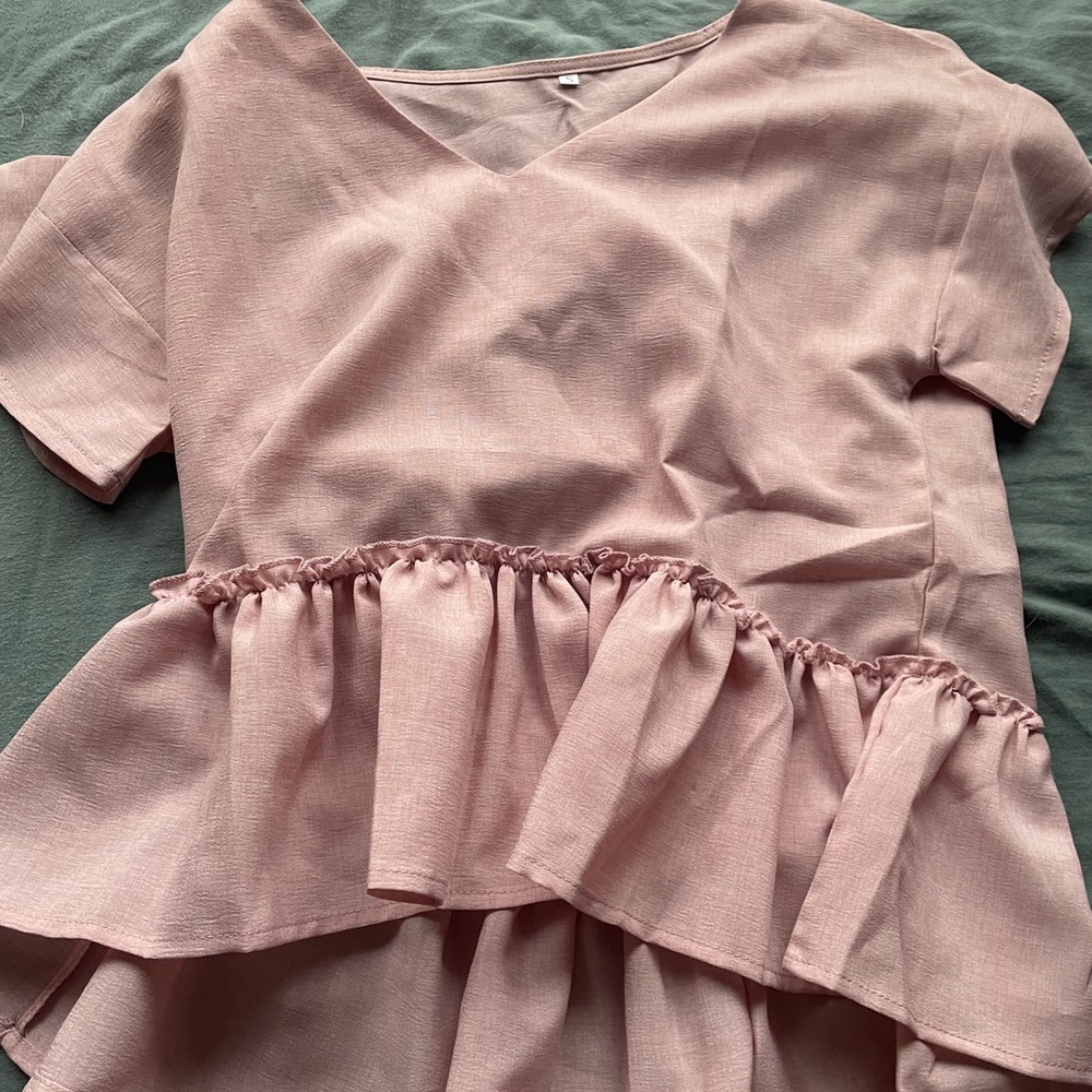 pink blouse shirt